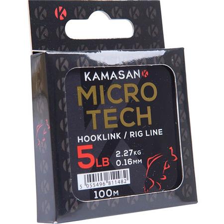 Nylon - 100M Kamasan Kamasan Micro Tech Rig Line - 100M