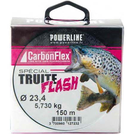 Nylon - 150M Powerline Carbonflex Fluoro Truite Flash - 150M