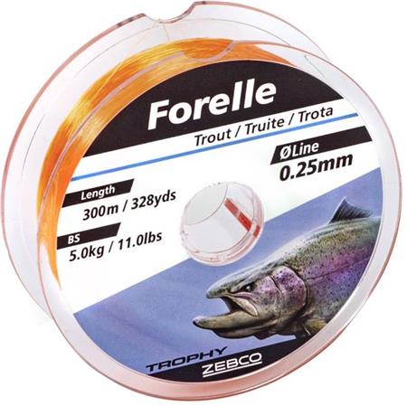 NYLON- 300M ZEBCO TROPHY FORELLE - 300M