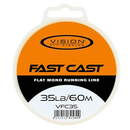 Nylon - 60M Vision Fast Cast Flat Running Line - 60M