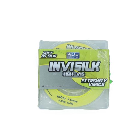 Nylon Asso Invisilk - Fluo Jaune - 150M - 20/100