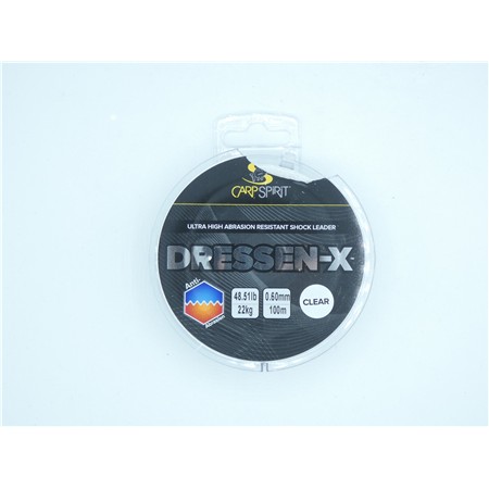 Nylon Carp Spirit Dressen-X Anti Abrasion - Clear - 60/100