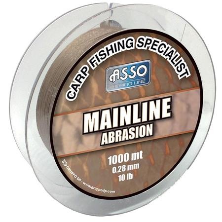 Nylon Carpa Asso Mainline Abrasion 1000M - Marrom