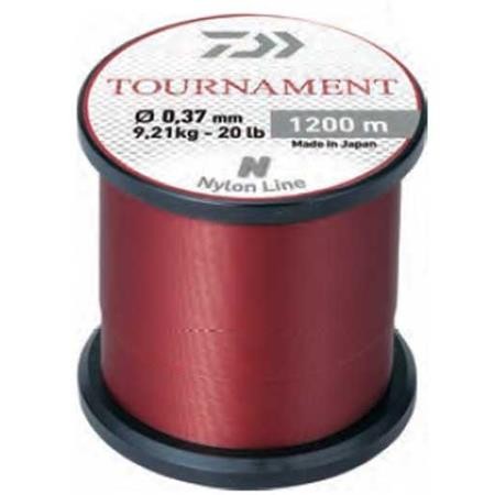 Nylon Daiwa Tournament Czerwony - 1200M