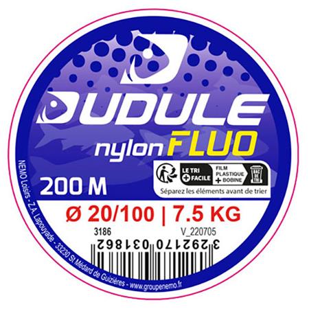 Nylon Dudule Fluo Action - 200M