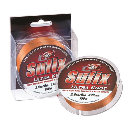 NYLON - FLUO GEEL ORANJE SUFIX ULTRA KNOT - FLUO YELLOW ORANGE