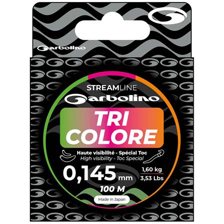 Nylon Garbolino Streamline Toc Tri-Colore - 100M