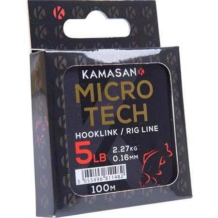 Nylon Kamasan Kamasan Micro Tech Rig Line - 100M