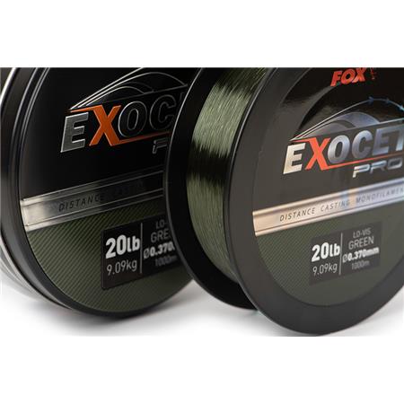 NYLON KARPFEN FOX EXOCET PRO GREEN - 1000M