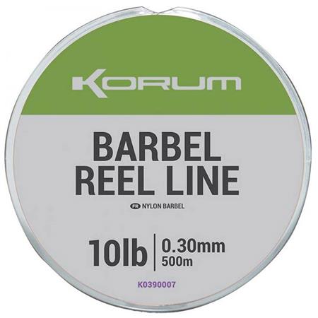 Nylon Korum Barbel Reel Line - 500M