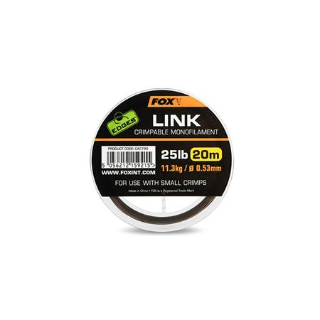 Nylon Lijn Fox Edges Link Trans Khaki Mono