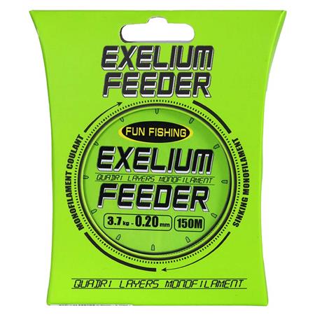 Nylon Lijn Fun Fishing Monofilament Exelium Feeder 150M