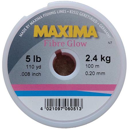 Nylon Lijn Maxima Fibre Glow - Roze
