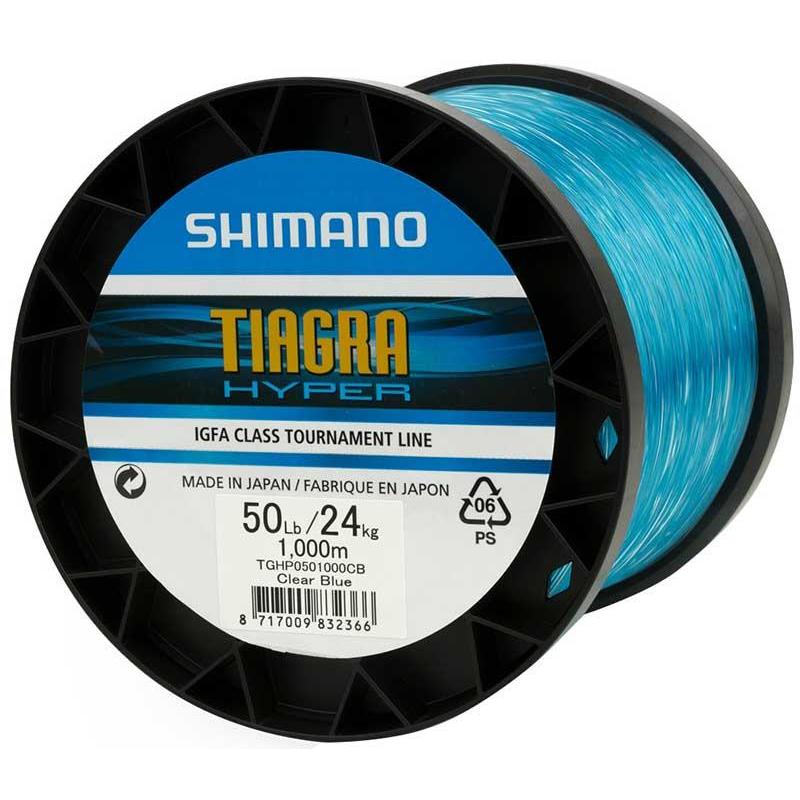 Nylon lijn shimano tiagra hyper blauw 1000m