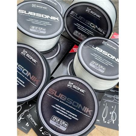 NYLON LIJN SONIK SUBSONIK MONO CLEAR 1200M