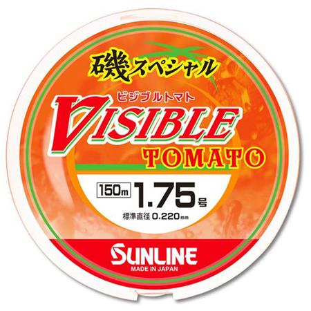 Nylon Lijn Sunline Visible Tomato 150M
