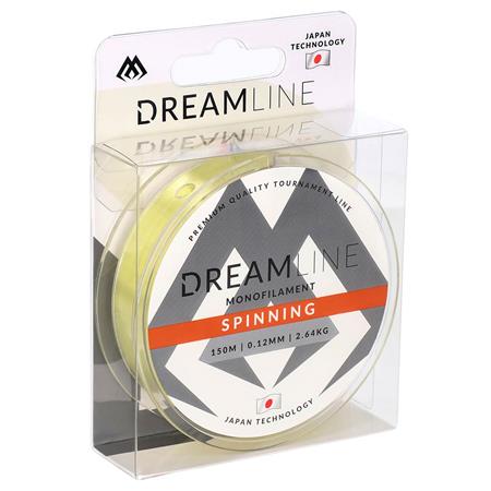 NYLON MIKADO DREAM LINE SPINNING - JAUNE FLUO - 150M