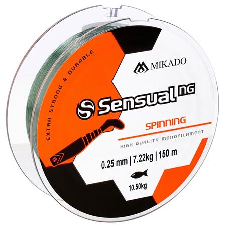 NYLON MIKADO SENSUAL NG SPINNING - VERT HI-VIZ - 150M