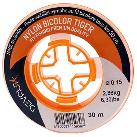Nylon Muchowy Devaux Bicolor Tiger - 30M
