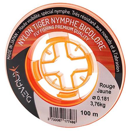 Nylon Muchowy Devaux Nymphe Tiger Nymphe Bicolore - 100M