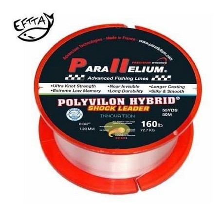Nylon Parallelium Polyvilon Hybrid Shock Leader