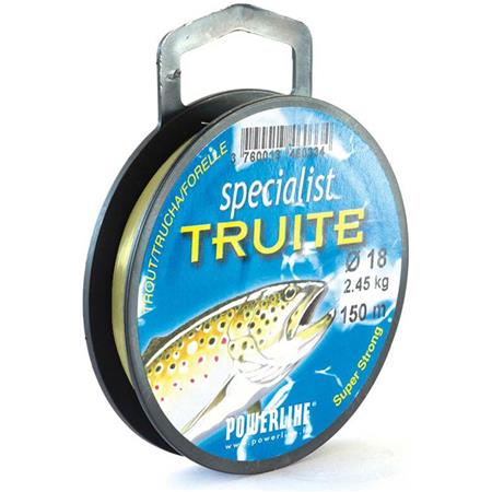 Nylon Powerline Specialist Truite - Fluo Jaune