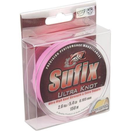 Nylon Rosa - 150M Sufix Ultra Knot Cor-De -Rosa -150M