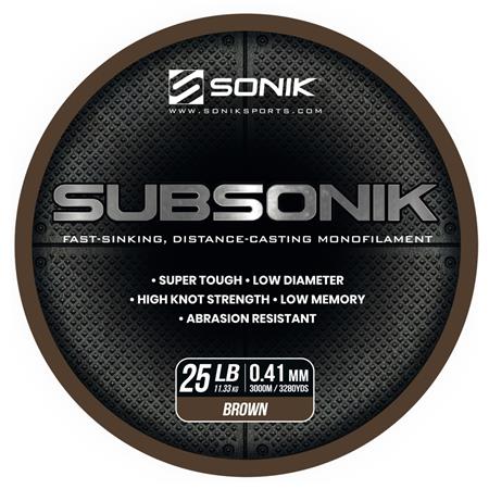 NYLON SONIK SUBSONIK - BRĄZOWY - 3000M