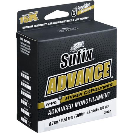 Nylon Sufix Advance - Przezroczysty - 3200M