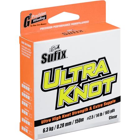 Nylon Sufix Ultra Knot - Fluo Żółto-Pomarańczowy