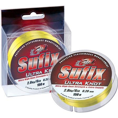 Nylon Sufix Ultra Knot Ugennemsigtig Gul 150M