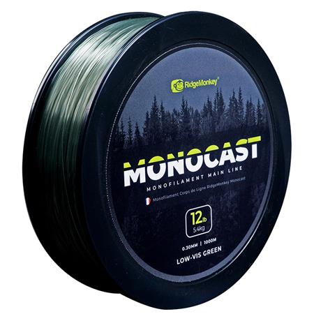 Nylon Til Karpefiskeri Ridge Monkey Monocast Mono - 1000 M