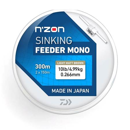 Nylon N'zon Sinking - Lysebrun - 300M