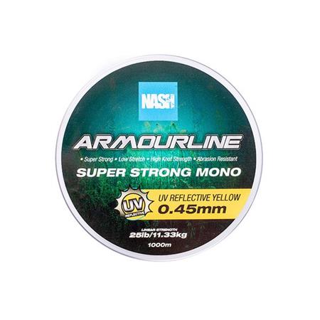 Nyloni Nash Baseline Mono Uv Yellow - 1000M
