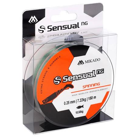 NYLONLINE MIKADO SENSUAL NG SPINNING - GRØN HI-VIZ - 150M