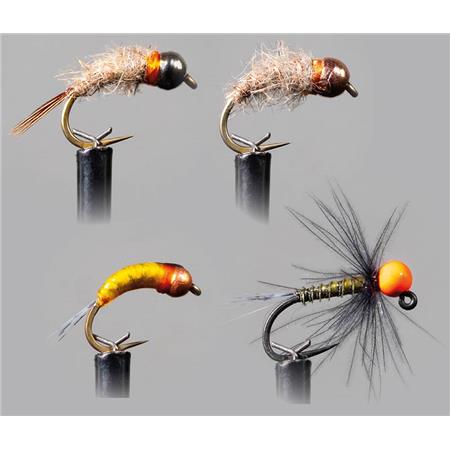 Nymphe Garbolino Starke Strömung / Tiefe Gewässer - Trübe Gewässer - 4Er Pack