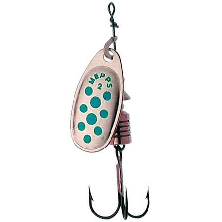 Obrotówka Mepps Comet Miedziany Z Niebieską Kropką