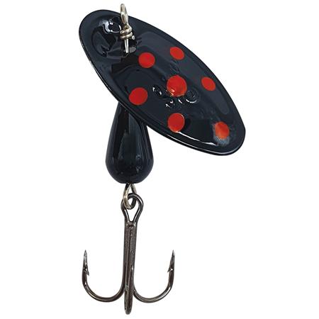 Obrotówka Suissex Cicada Czarny Z Czerwonymi Kropkami Fluorescencyjnymi