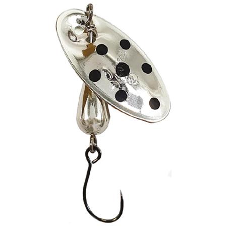 Obrotówka Suissex Cicada Nk Srebrny Czarne Kropki