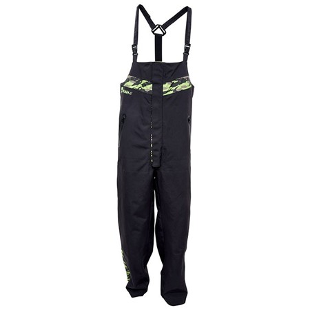 Ogrodniczki Wędkarskie Męskie Gunki Camo Waterproof 30K - Czarny