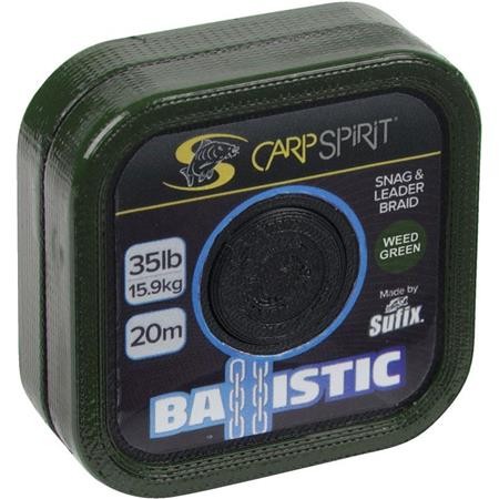 Onderlijn Carp Spirit Ballistic Camo Green - 20M