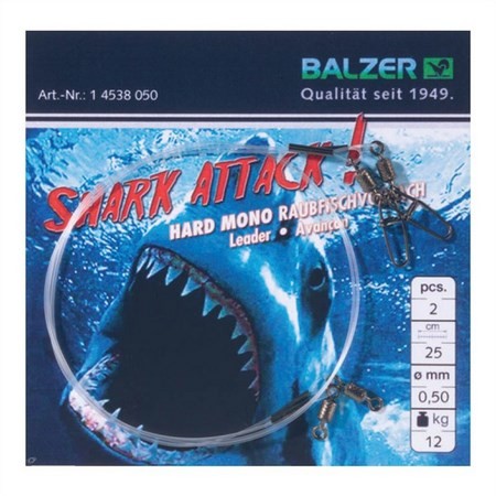 Onderlijn Met Wartel Balzer Hardmono Shark Attack