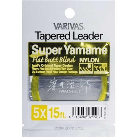 Onderlijn Varivas Tapered Leader Nylon Super Yamame