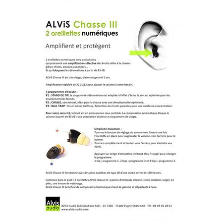 OORDOPJES ALVIS CHASSE III