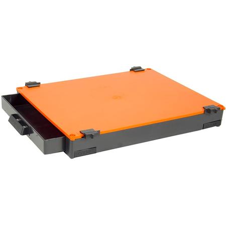 Opbevaringskasse Colmic Sort/Orange Base + Sideskuffe