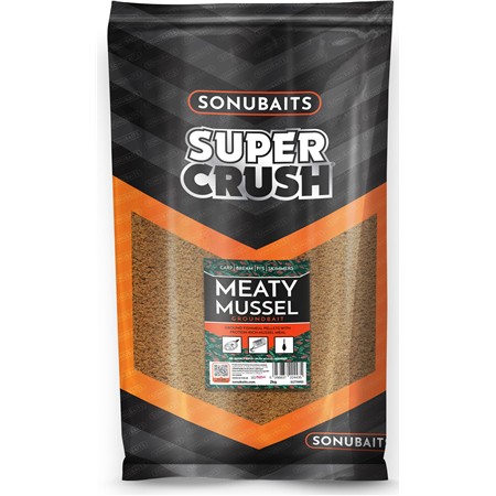 Opfodring Sonubaits Supercrush Meaty Mussel Mix