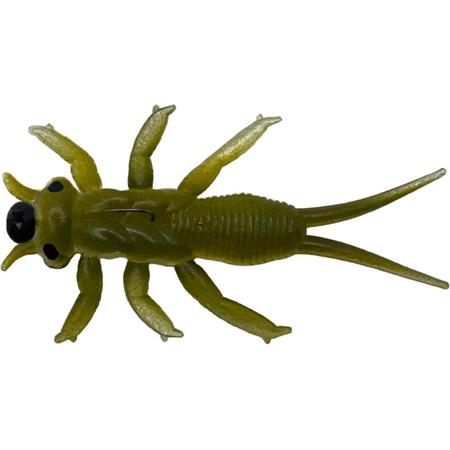 Opgerigd Zacht Kunstaas Delalande Perla - 4Cm - Partij Van 2