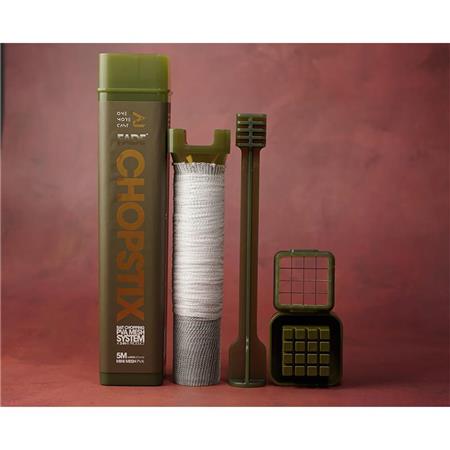 Opløseligt Netsæt One More Cast Chopstix Bait Chopping Fade Pva Mesh System Med Cutter