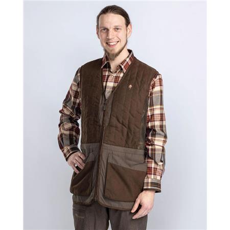 OVERHEMD LANGE MOUWEN MAN PINEWOOD PRESTWICK EXCLUSIVE - BORDEAUX/BEIGE