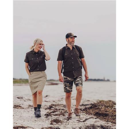 OVERHEMD MET KORTE MOUWEN VOOR MANNEN PINEWOOD SAFARI S/S - OLIVE